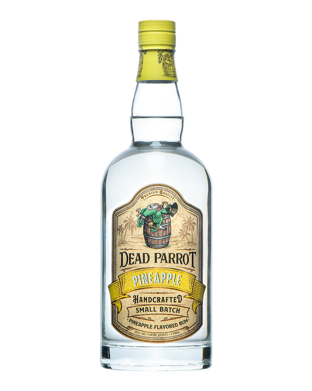 Dead Parrot Pineapple Rum bottle